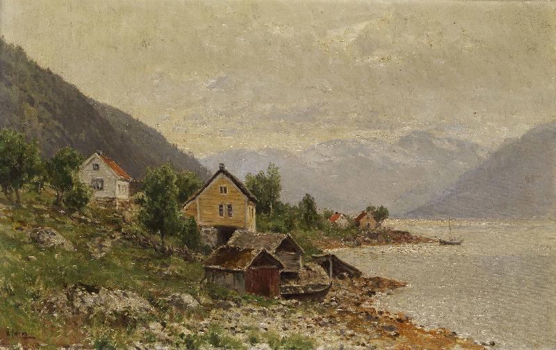 Walter Moras Wassermuhlen am Stolpedal Norge oil painting art